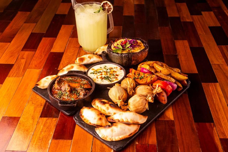 Picada regional con limonada para compartir